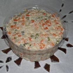 American Potato Salad with Green Peas Appetizer