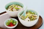 Canadian Chicken And Mushroom Udon Noodle Broth Recipe Appetizer