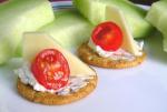 American Emilys Cheese and Tomato Cracker Appetizer Appetizer
