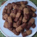 German Nuts Biscuits with Chocolate Breakfast
