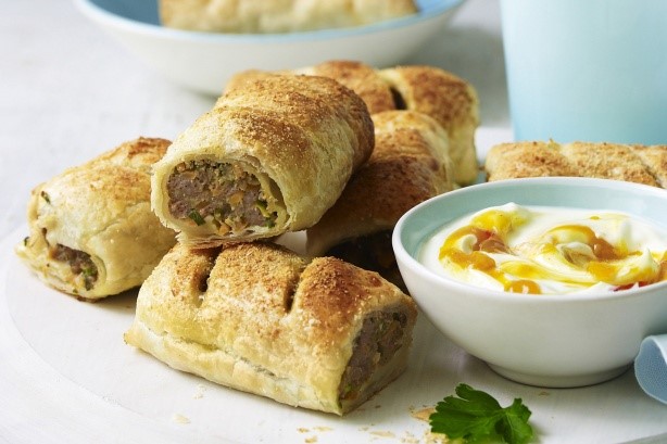 Australian Curried Sausage Rolls Recipe Appetizer