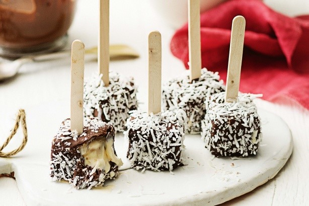 Australian Lamington Icepops Recipe Dessert