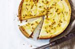 American Marbled Passionfruit Curd Cheesecake Recipe Dessert