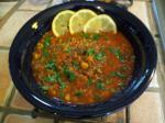 Moroccan Moroccan Lentil and Chickpea Soup Soup