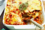 British Cheats Vegetarian Lasagne Recipe Appetizer