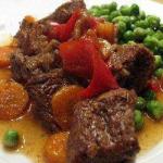 American Stew of Meat and Vegetables in the Pressure Cooker Appetizer