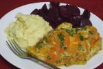 American Baked Cornbreaded Chicken Topped With Flavor Dinner