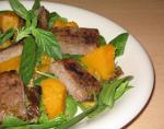 American Warm Lamb Pumpkin and Pesto Salad Dinner