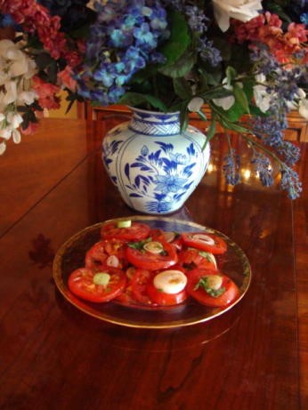 American Marinated Tomatoes With Onions Dinner