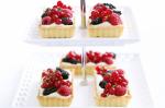American White Chocolate Tartlets With Berries Recipe Dessert