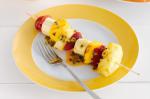 Chargrilled Fruit Skewers Recipe recipe
