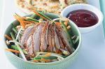 Australian Green Onion Pancakes With Duck And Hoisin Sauce Recipe Appetizer