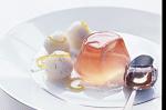Australian Pink Champagne Jellies With Lychees In Fragrant Syrup Recipe Dessert