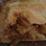 American Apple Pie on the Baking Tray Dessert