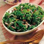 American Wilted Leaf Lettuce Salad Appetizer