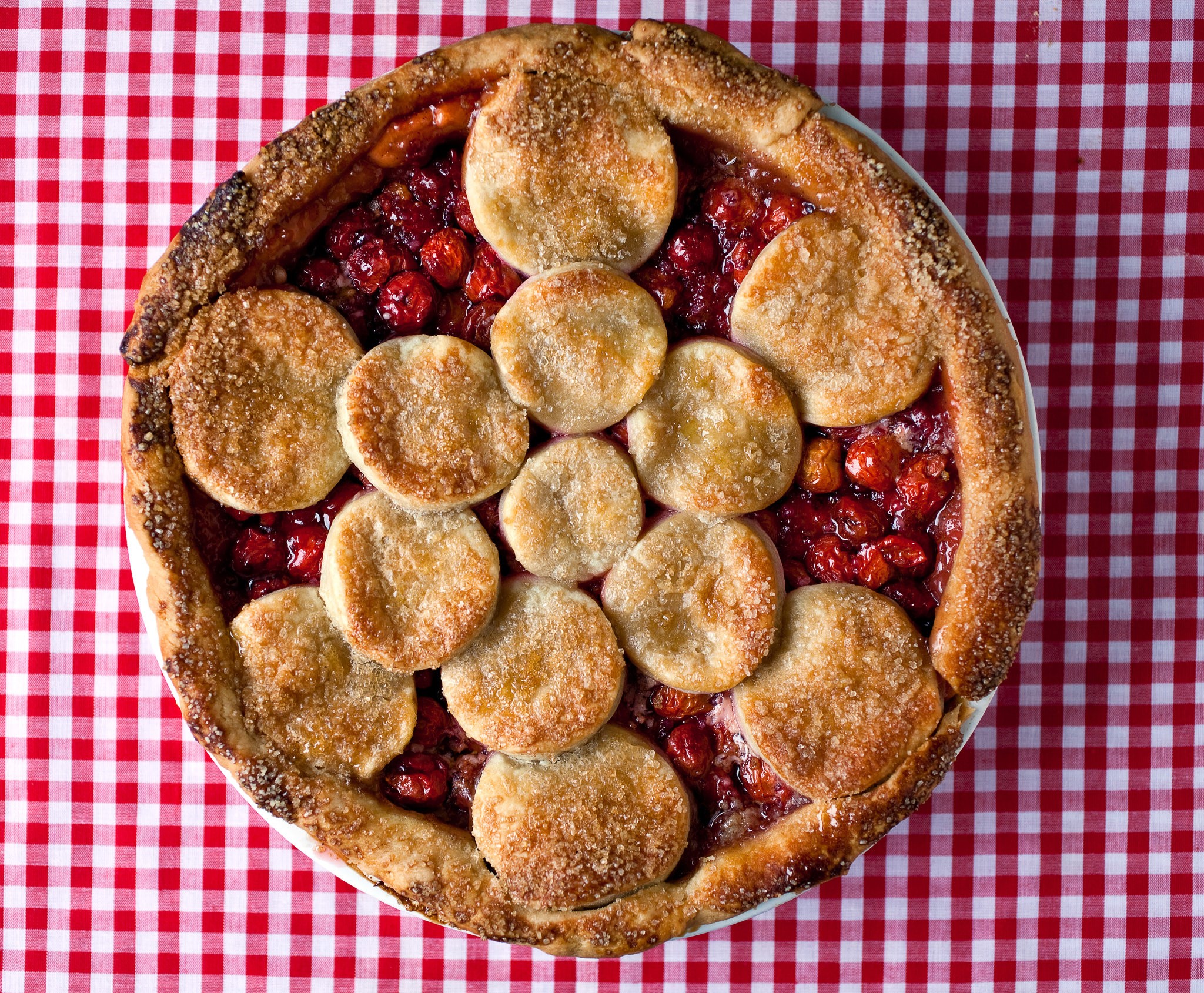 American Twicebaked Sour Cherry Pie Recipe Dessert