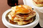 American Peach And Custard Pancakes Recipe Breakfast