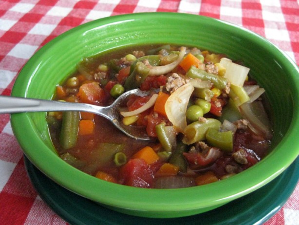 American Ground Beef Vegetable Soup 2 Dinner