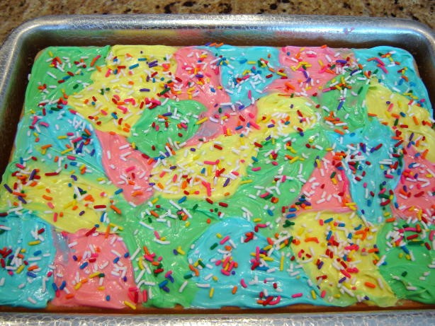 American Multicolor Frosting Technique Appetizer