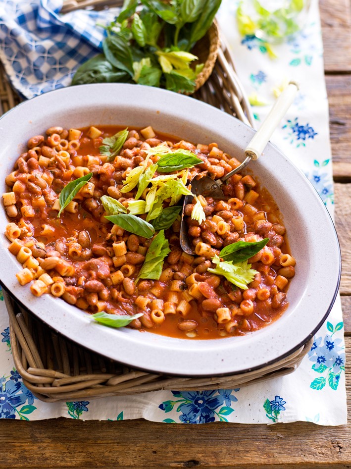 Canadian Borlotti Bean Pasta pasta E Fagioli Appetizer