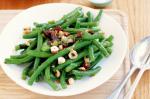 American Green Beans With Hazelnuts Recipe Appetizer