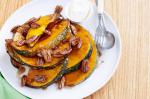 American Maple Syrup Roasted Pumpkin With Pecans Recipe BBQ Grill