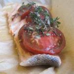 Salmon to the Tomato in a Foil Packet recipe