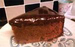 American Almond Chocolate Cake with Ganache Dessert