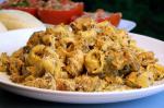 American Creamy Pestopiccata Chicken With Tortellini Appetizer