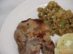 American Pork Chops With Pan Fried Stuffing Appetizer