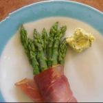 British Green Asparagus in the Ham Coats Appetizer