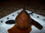 Jamaican Blue Mountain Coffee Rum Poached Pears Dessert