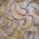 French French Cake of Peaches Dessert