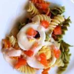 Australian Pasta Salad with Smoked Salmon and Egg 1 Appetizer