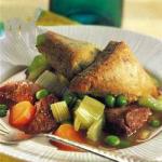 American Lamb Stew with Savory Dough Biscuits Dinner