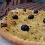French Onion Cake with Anchovies Appetizer