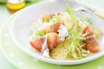 British Plum And Goats Cheese Salad Recipe Appetizer