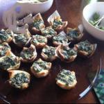 Italian Cake Ricotta and Spinach Appetizer