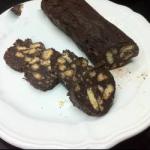 Italian Chocolate Salame with Nutella Appetizer