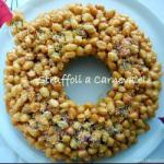 Italian Struffoli small Traditional Fritters or Cicerchiata Breakfast