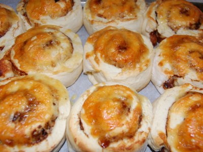 American Cheesymite Scrolls Appetizer