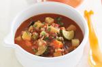 Canadian Bacon And Vegetable Soup Recipe Appetizer