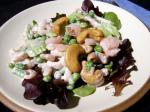 American Cashew Shrimp and Pea Salad Appetizer