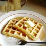 American Yeast Waffles Recipe Dessert