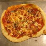 Australian Pizza Made with Dough of Curd Cheese and Oil Appetizer