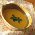 Canadian Creamy Carrot Soup with Walnuts Appetizer