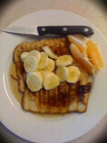 French George Foreman Grill Cinnamon French Toast Breakfast