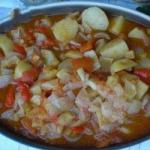 Italian Bobbia lukewarm Vegetables from Syracuse Appetizer