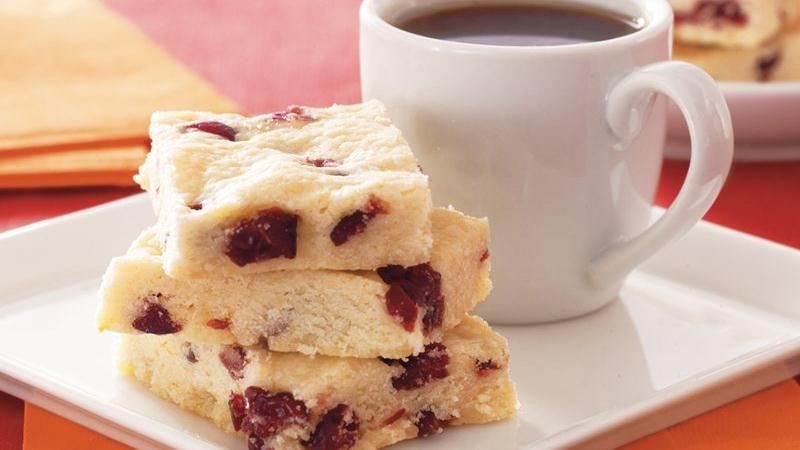 Australian Cranberry Orange Shortbread Dessert