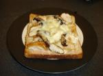 Australian Chicken and Mushroom Open Face Melt With Bbq Mayo Dinner